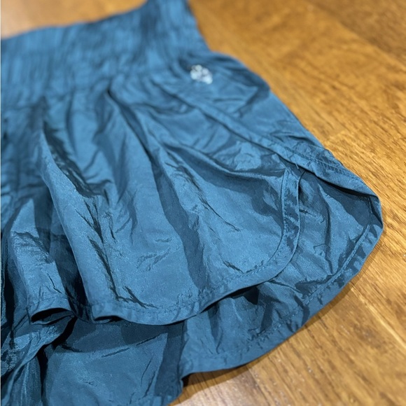 Free People Movement The Way Home Shorts Teal | Size Small - Picture 2 of 8